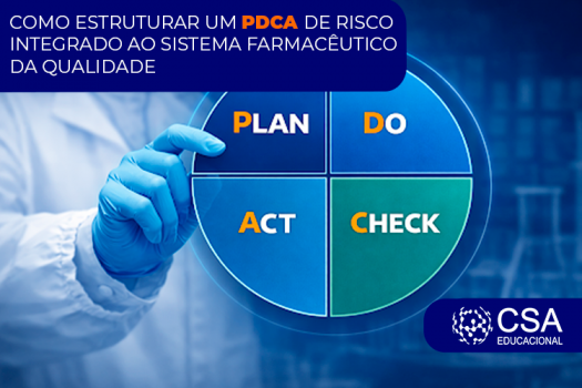 COMO ESTRUTURAR UM PDCA DE RISCO INTEGRADO AO SISTEMA FARMACÊUTICO DA QUALIDADE